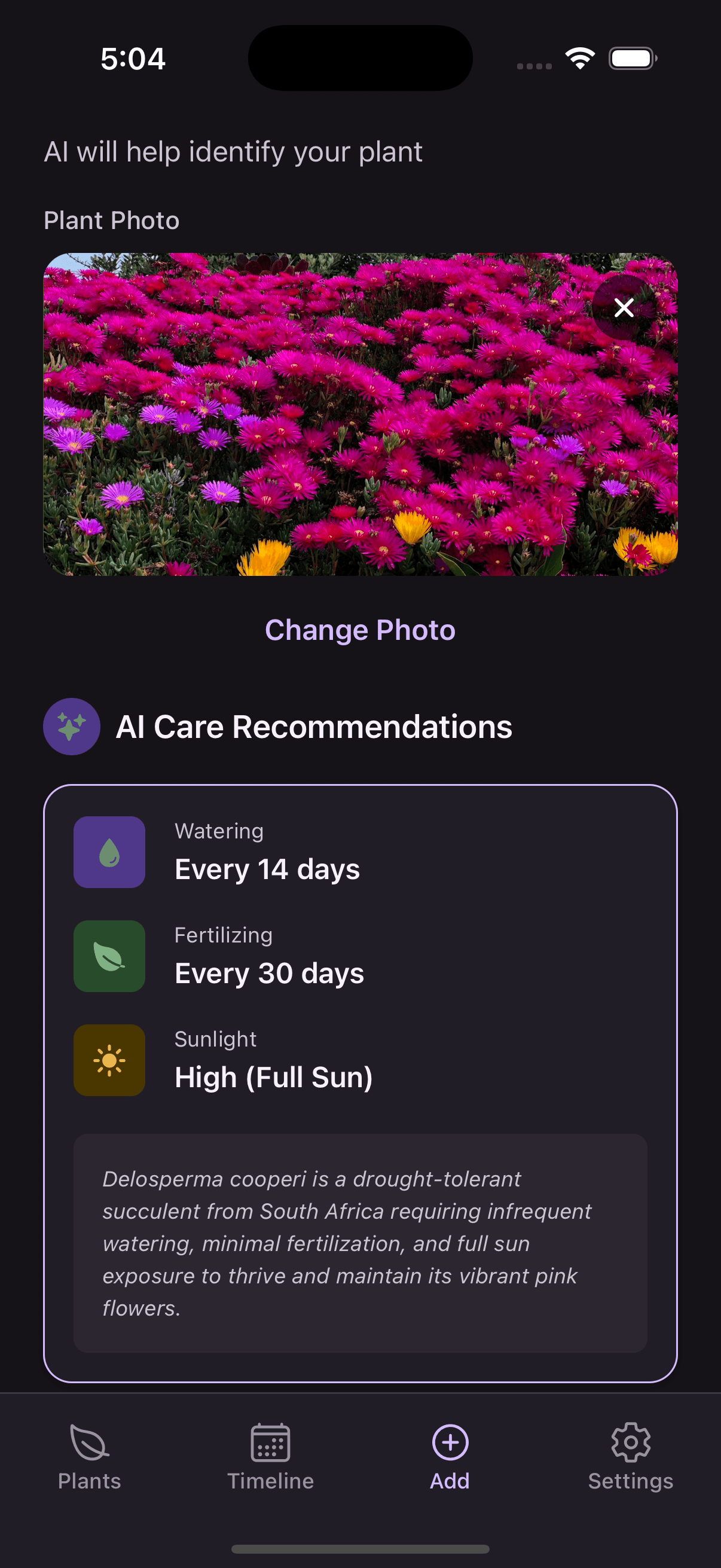 PlantWatch journal